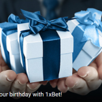 Your birthday with 1xbet
